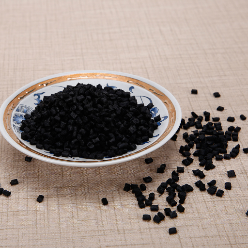 厂家生产货物量足量大优惠高耐磨 高光泽TPU95-98A增强黑色造粒